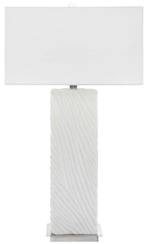 Uttermost® Pillar White Table Lamp-0