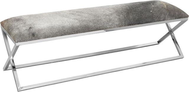 Moe's Home Collection Rossi Gray Bench-0