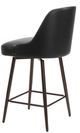Zuo® Modern Keppel Black Swivel Counter Stool-4