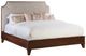 Century® Customizable Details Case Burbank King Wood Trim Upholstered Panel Bed-0