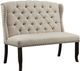 Furniture of America® Sania Antique Black/Beige Bench-0