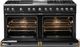 Viking® 5 Series 60" Onyx Pro Style Dual Fuel (NG) Range with Brushed Brass Trim-1