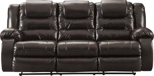 Signature Design by Ashley® Vacherie 3-Piece Chocolate Reclining Sectional-3