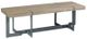American Drew® AD Modern Synergy Avant Brown Rectangular Cocktail Table with Gray Metal Base-0