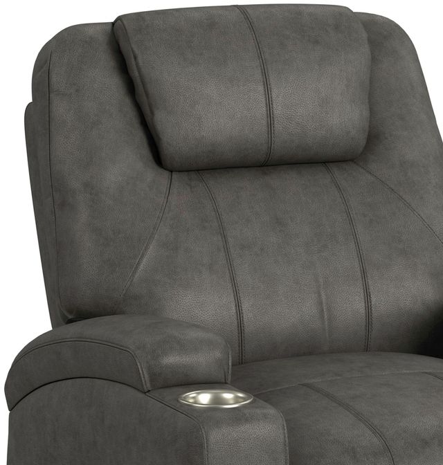 Elements International Kenmore Dark Gray Lift Power Recliner Chair-4