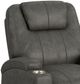 Elements International Kenmore Dark Gray Lift Power Recliner Chair-4