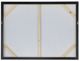 A & B Home Blue/Gray/Silver Fissure Oil Painting Wall Art-3