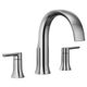 Moen® Doux Chrome Two-Handle High Arc Roman Tub Faucet-0
