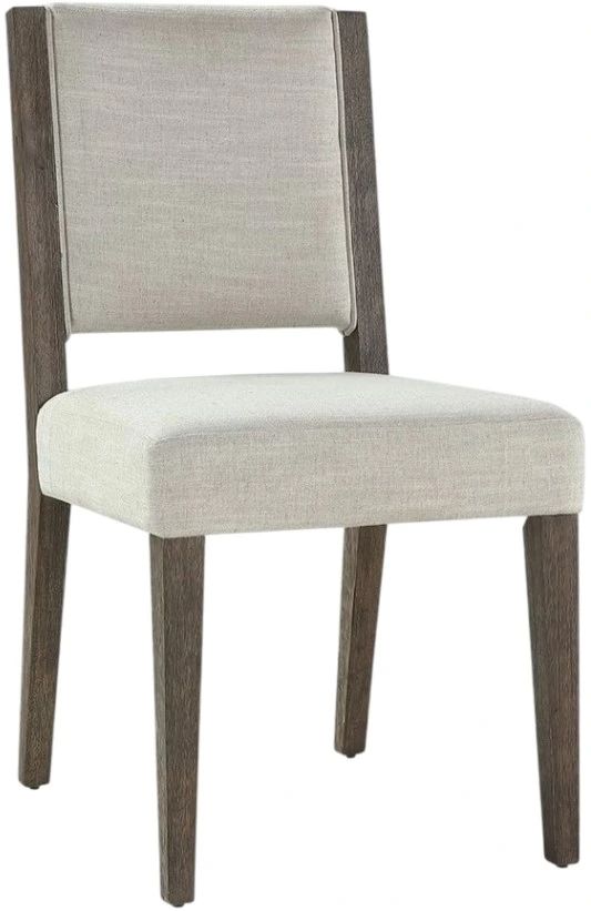 Modus Furniture Oakland Brunette/Oat Upholstered Dining Side Chair-0