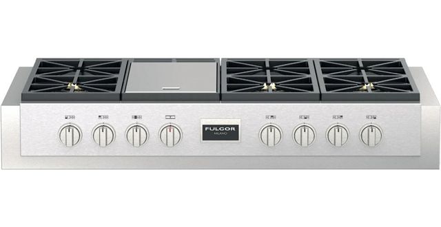 Fulgor® Milano Sofia 48" Stainless Steel Pro Gas Rangetop-0