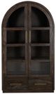 International Furniture Direct Balam Stained Dark Cabinet-3