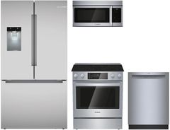 Bosch® 4 Piece Stainless Steel Kitchen Package 