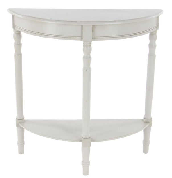 Deco Marche Light Gray Console Table-1