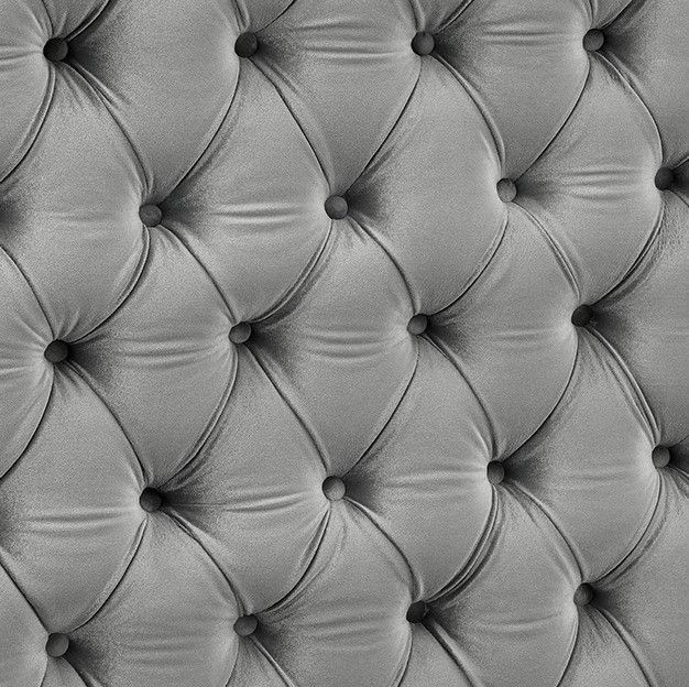 Furniture of America® Stefania Gray Queen Upholstered Panel Bed-2