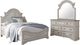 Liberty Furniture Magnolia Manor 3-Piece Antique White Queen Panel Bedroom Set-0