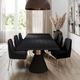 TOV Furniture Rishi Black Rectangular Dining Table-1