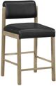 Coaster® Hamlyn 5-Piece Black/Natural Oak Counter Dining Set-5