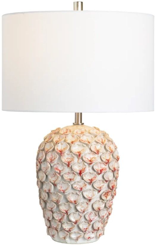 Crestview Collection Ellis Blush Table Lamp-3