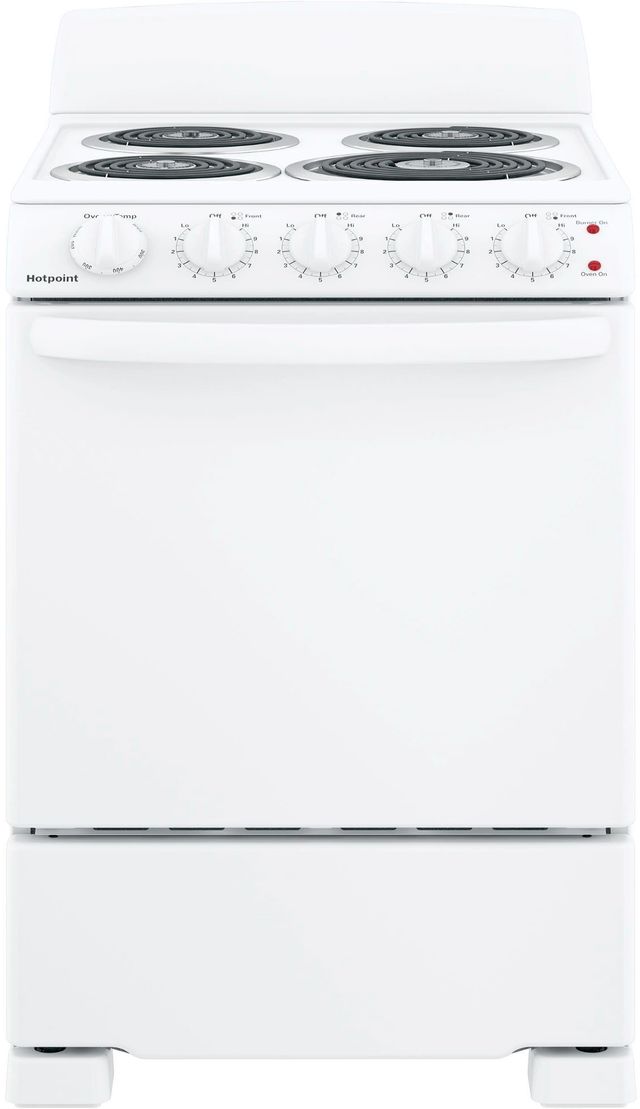 Hotpoint® 20" White Freestanding Electric Range-0