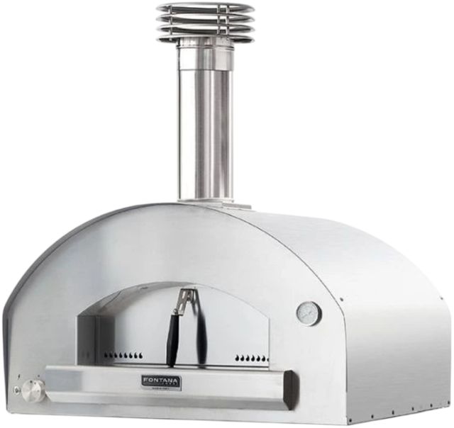 Fontana Forni Firenze 39" Stainless Steel Pizza Oven -0
