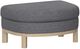 Emerald Home Maeve Gray Chair and Ottoman Set-4