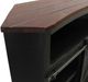 American Heartland Manufacturing Rustic Two Tone Tall Alcove Corner TV Stand-3