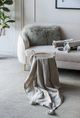 A & B Home Brighton Beige 50"x60" Striped Throw Blanket-5