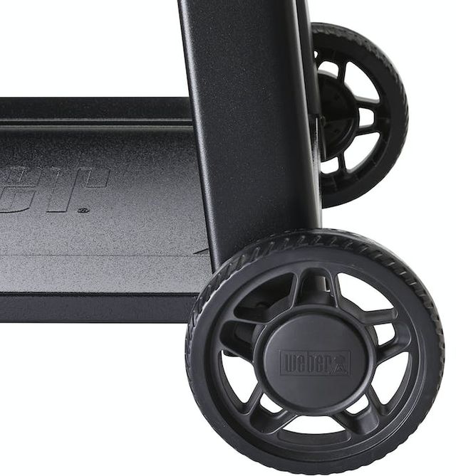 Weber® Searwood™ 600 24" Black Freestanding Wood Pellet Grill-8