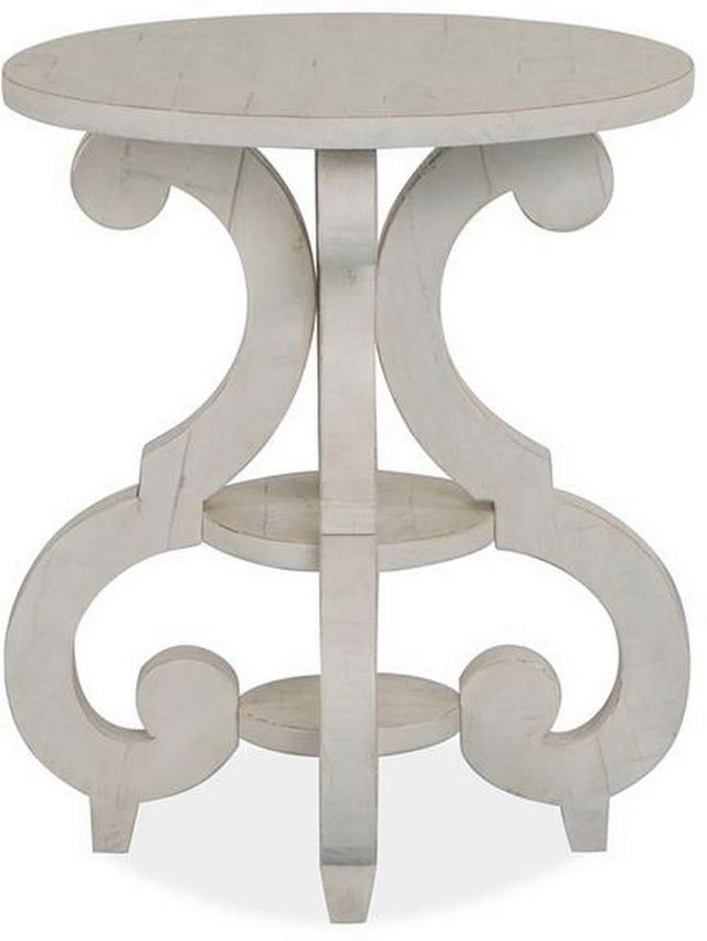 Magnussen Home® Bronwyn Alabaster Side Table-0
