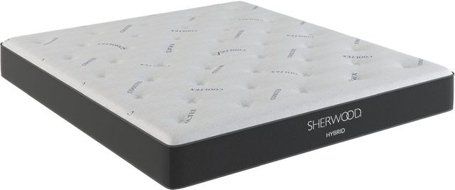 Sherwood® Bedding National II Hybrid 8" Firm Tight Top Queen Mattress in a Box