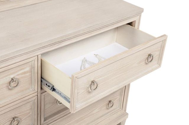 Coaster® Pembroke Washed Oak Dresser and Mirror-4