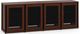 Salamander Designs® Synergy Model 347 AV Cabinet-Dark Walnut/Black-0