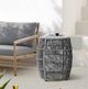 Armen Living Emory Grey Outdoor End Table-3
