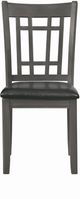 Coaster® Lavon 2-Piece Black Medium Grey Upholstered Dining Chairs-1