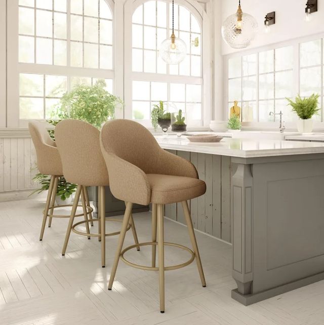 Amisco Customizable Weston Swivel Bar Stool-2