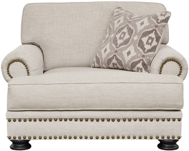 Benchcraft® Merrimore Linen Chair and a Half-1