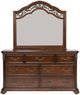 Liberty Furniture Messina Estates 4-Piece Cognac Queen Poster Bedroom Set with Nightstand-2