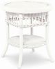 Century® Thomas O'Brien Outdoor Mainland Wicker Chalk White Side Table-0