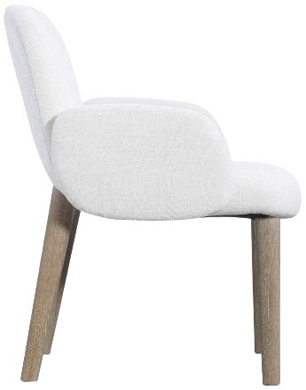 Bernhardt Loggia White Arm Chair-2
