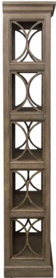 Liberty Furniture Simply Elegant Heathered Taupe Bookcase-3