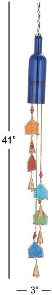 Deco Marche Blue 41" Windchime-1