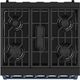 Thor Kitchen Gordon Ramsay Collection 30" Black Pro Style Gas Range with Precision Knob Control and Blue Trim-5