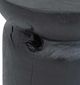 A & B Home Matte Black 16.5" Accent Table-2