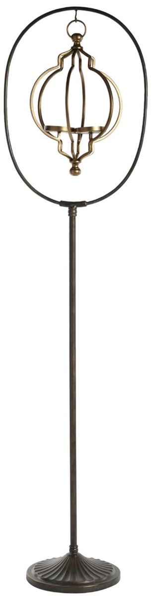 Deco Marche Black Floor Candle Lantern-0
