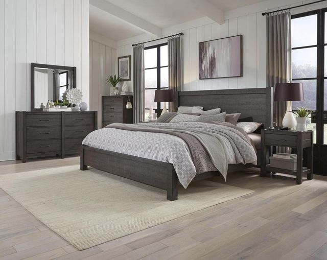 aspenhome® Mill Creek Carob 1-Drawer Nightstand-3