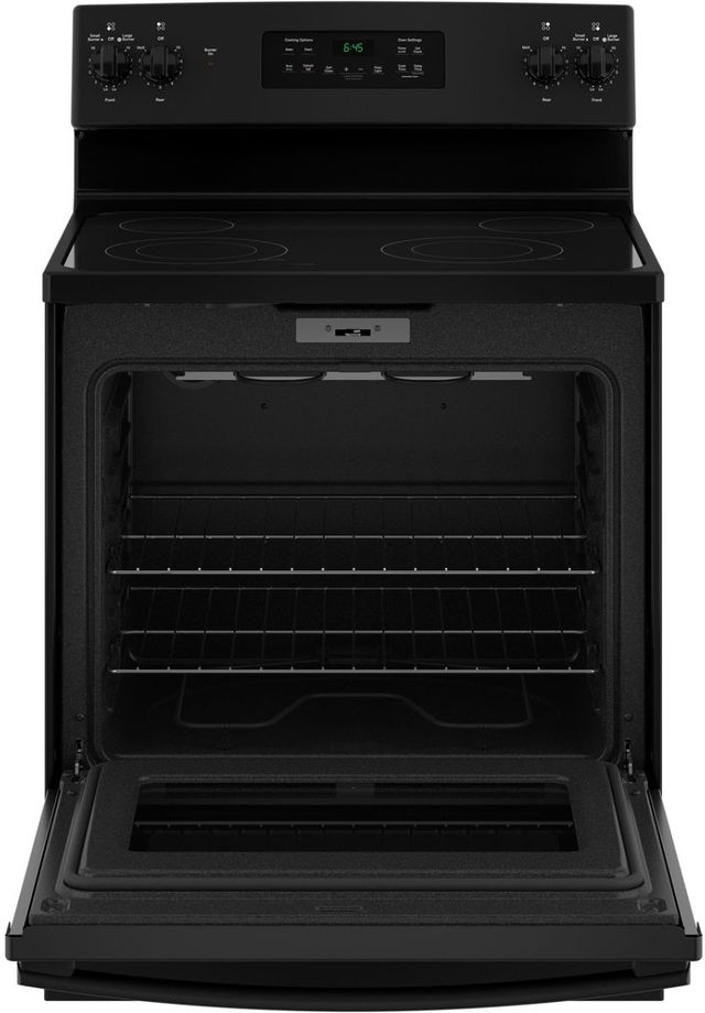 GE® 30" Black Free Standing Electric Range-3