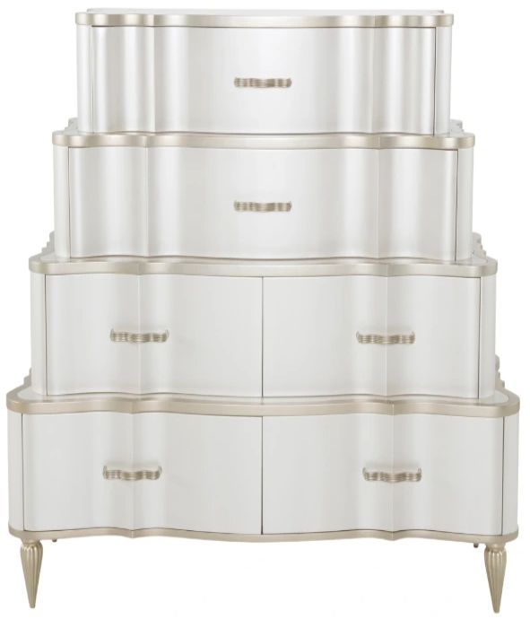 Michael Amini® London Place Creamy Pearl Tiered Chest-2