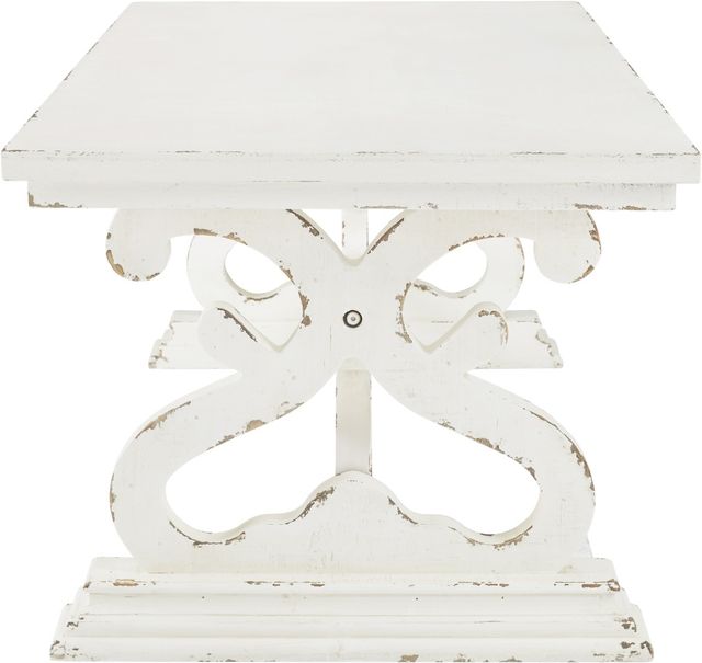 Powell® Stardust Distressed White Coffee Table-2