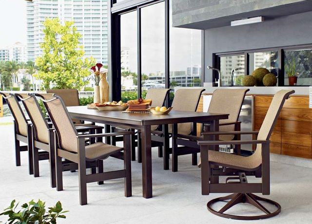 Telescope Casual Customizable Leeward Aluminum/Fabric Outdoor Swivel Rocker Chair-1