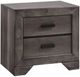 Elements International Nathan 4-Piece Gray Oak Youth Full Panel Bedroom Set-3
